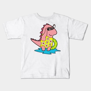 beachy little dragon girl Kids T-Shirt